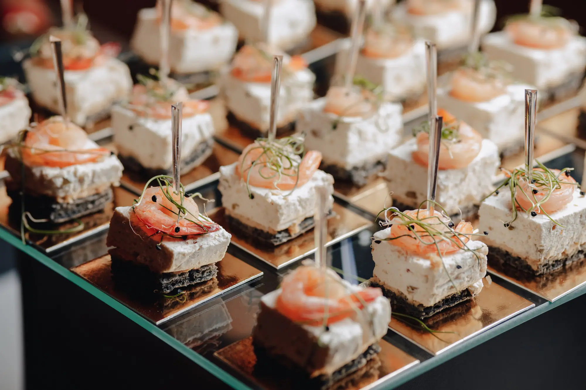 Dressage de bouchées gastronomiques pour une formule sur mesure